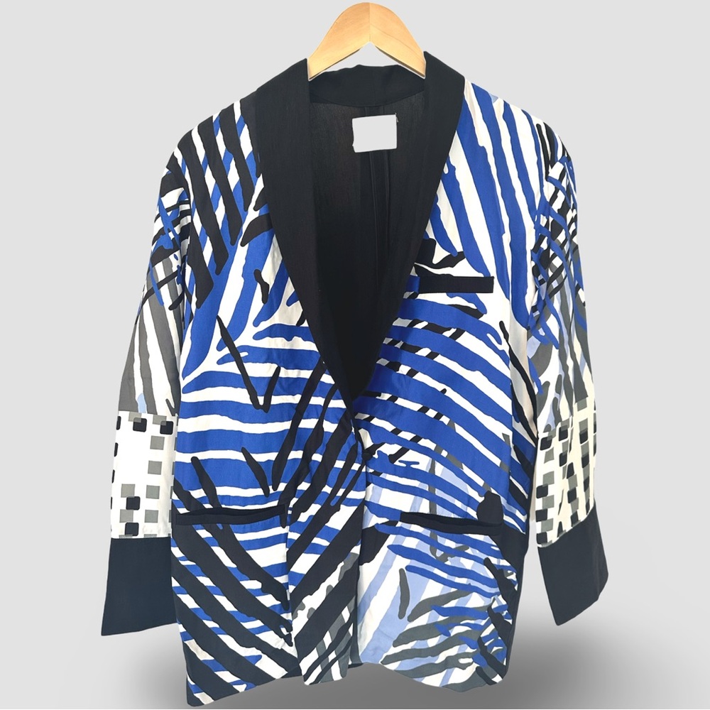GIADA FORTE Printed Button Jacket – Size 0 (IT 36/US 2)